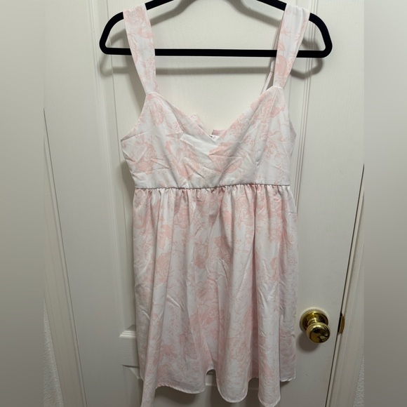 Trixxi Dresses & Skirts - Trixxi White and Pink Floral Kids Dress